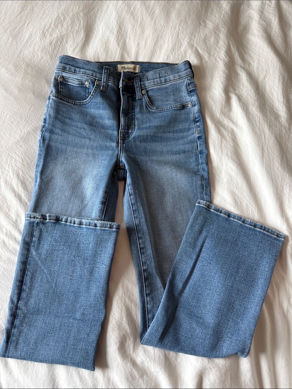 Madewell Kick out crop Jeans mid-rise